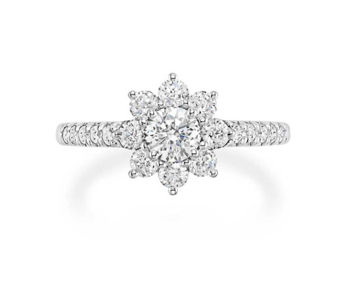 Harry Winston Sunflower Diamond Ring - Image 4