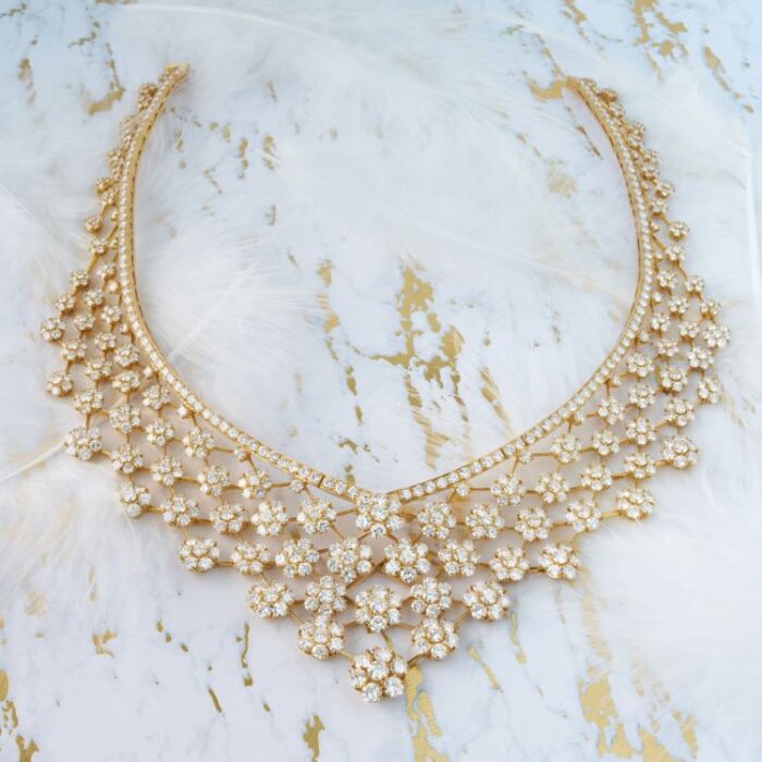 Van Cleef & Arpels Snowflake Diamond Necklace - Image 2