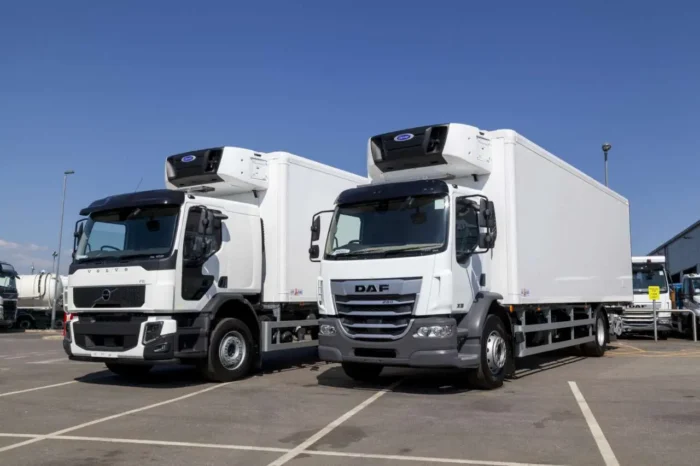 DAF XB 6×2 Gray & Adams Refrigerated Truck