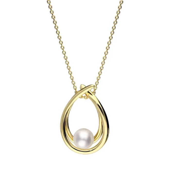 Mikimoto Diamond Akoya Pearl Chain