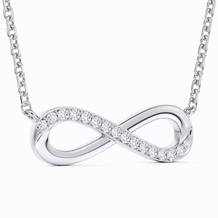 De Beers Infinity Diamond Necklace - Image 3