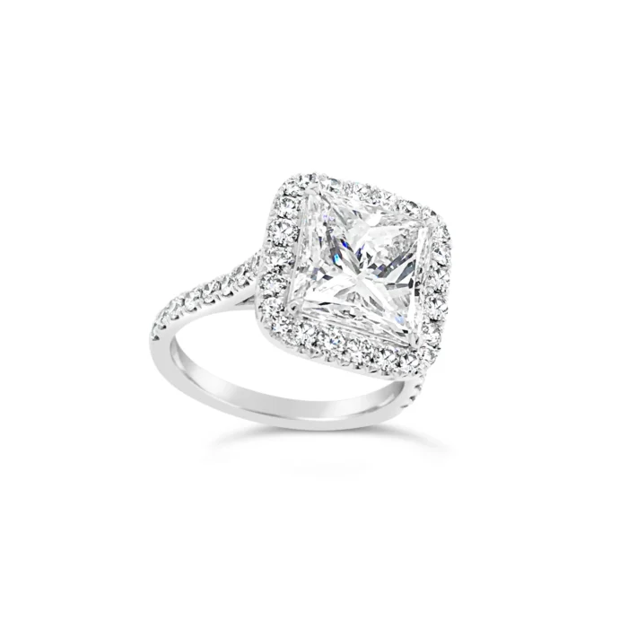 Harry Winston Cushion-Cut Diamond Ring - Image 3