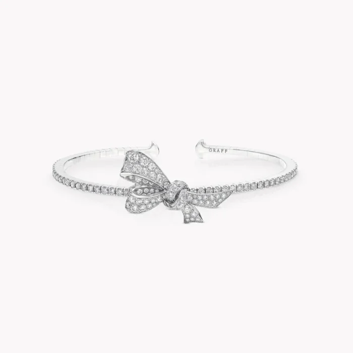 Graff Ribbon Diamond Bangle - Image 6