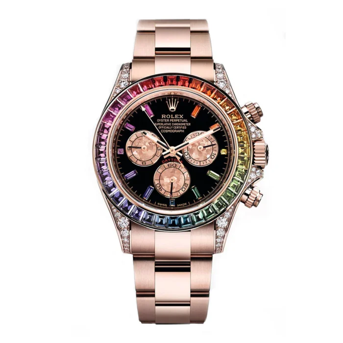 Rolex Cosmograph Daytona Rainbow Black Diamond Dial - Image 5