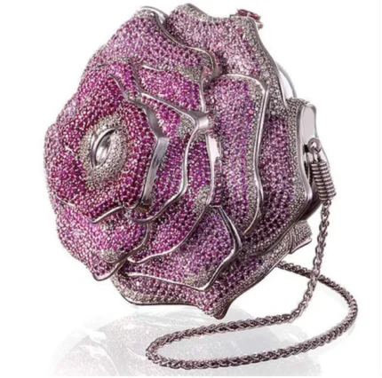 Judith Leiber Precious Rose Clutch
