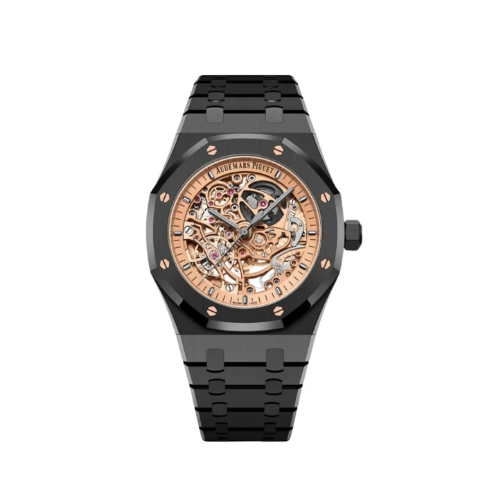 Audemars Piguet Royal Oak Double Balance Wheel Openworked Baguette Blue Sapphire - Image 3