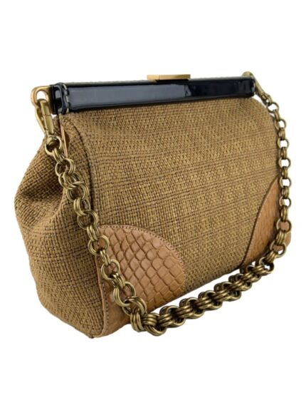Prada Crocodile Frame Bag
