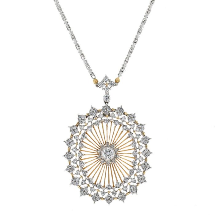 Buccellati Rombi Diamond Necklace