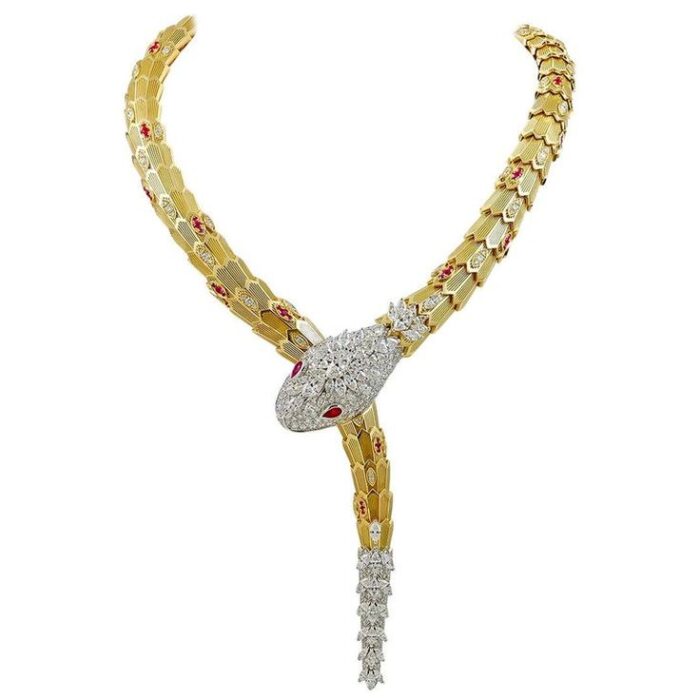 Bulgari Serpenti Diamond Necklace - Image 4