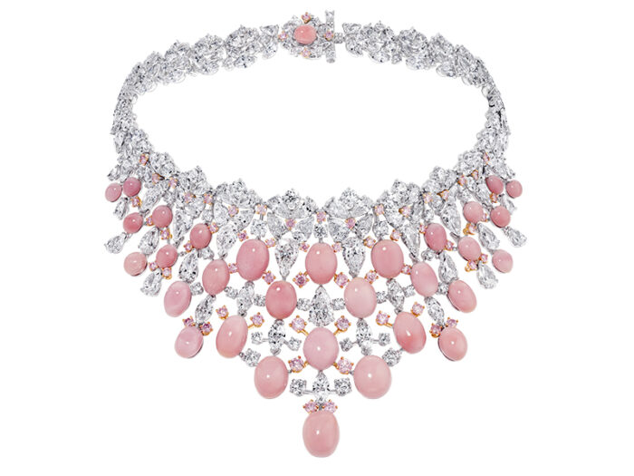 David Morris Rose Cut Diamond Necklace