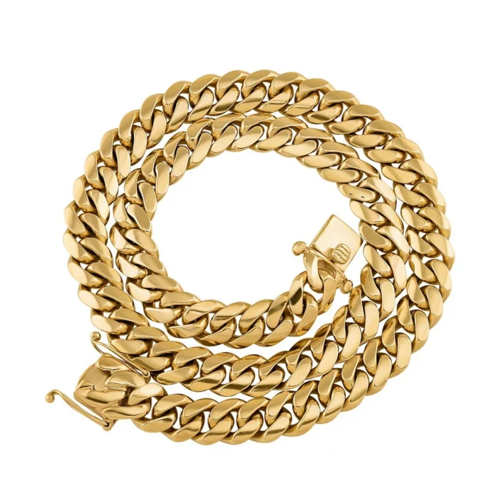 Avianne & Co. Multi-Color Diamond Cuban Chain