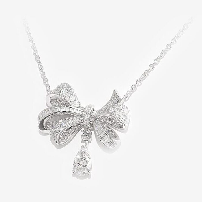 Graff Ribbon Diamond Necklace - Image 3