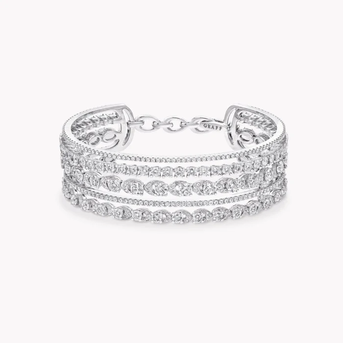 Graff Ribbon Diamond Bangle - Image 5