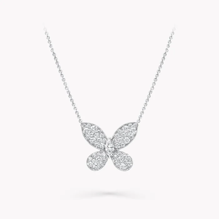 Graff Butterfly Diamond Necklace - Image 5