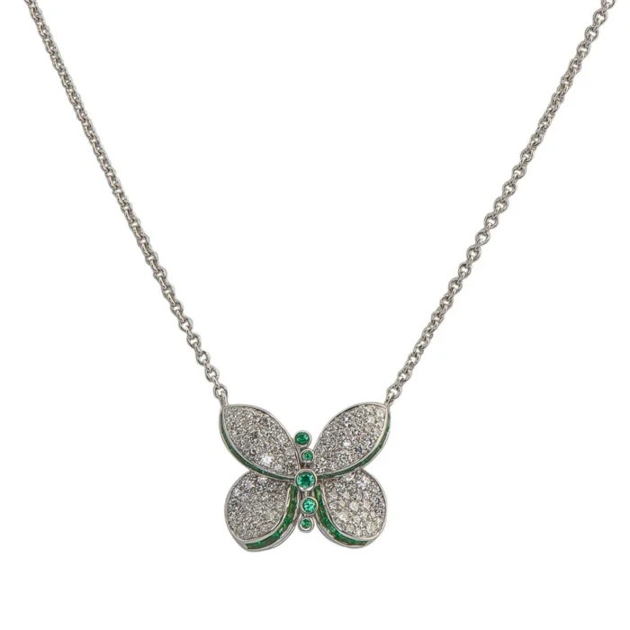 Graff Butterfly Diamond Necklace - Image 6