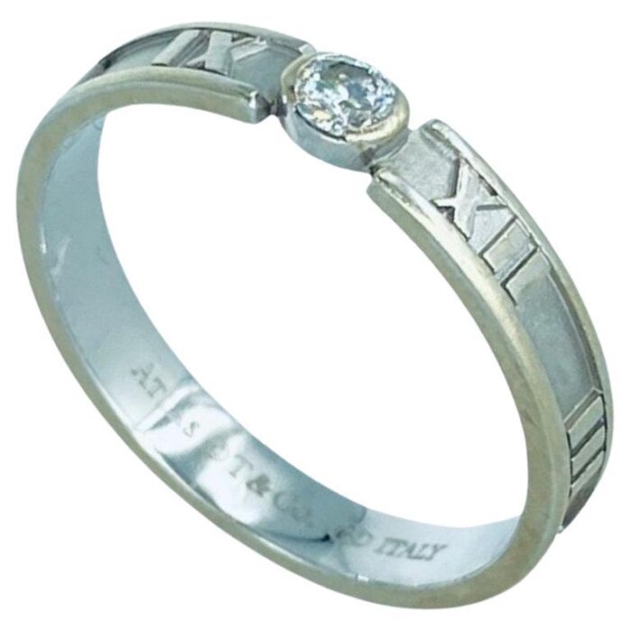 Tiffany & Co. Atlas X Diamond Ring - Image 5