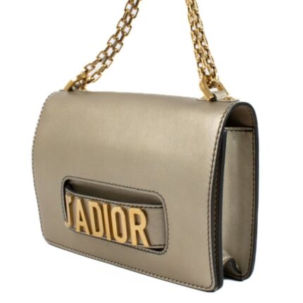 Dior J’Adior Gold Python Clutch