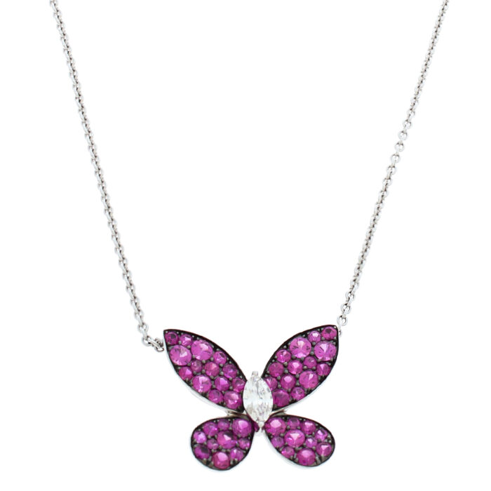 Graff Butterfly Diamond Necklace
