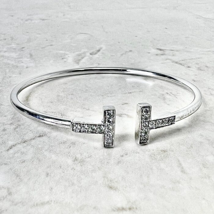 Tiffany & Co. T Diamond Bangle - Image 5