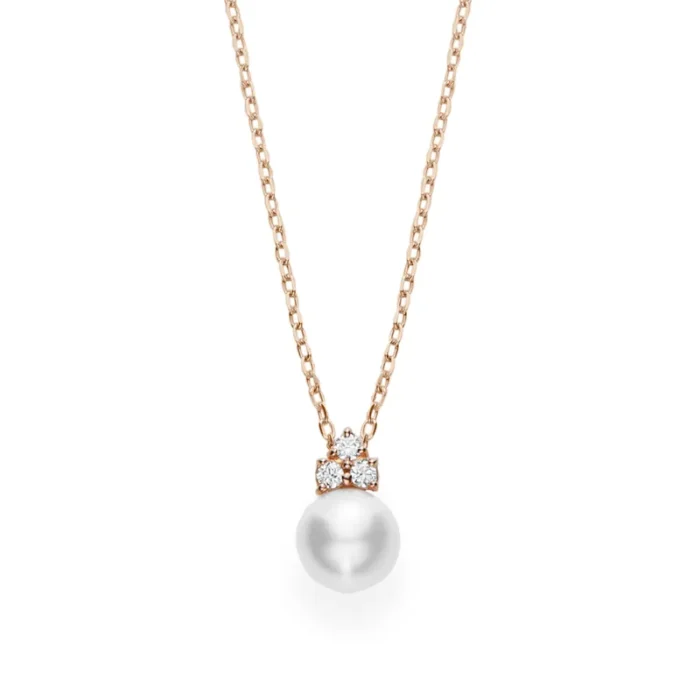 Mikimoto Diamond Akoya Pearl Chain - Image 4