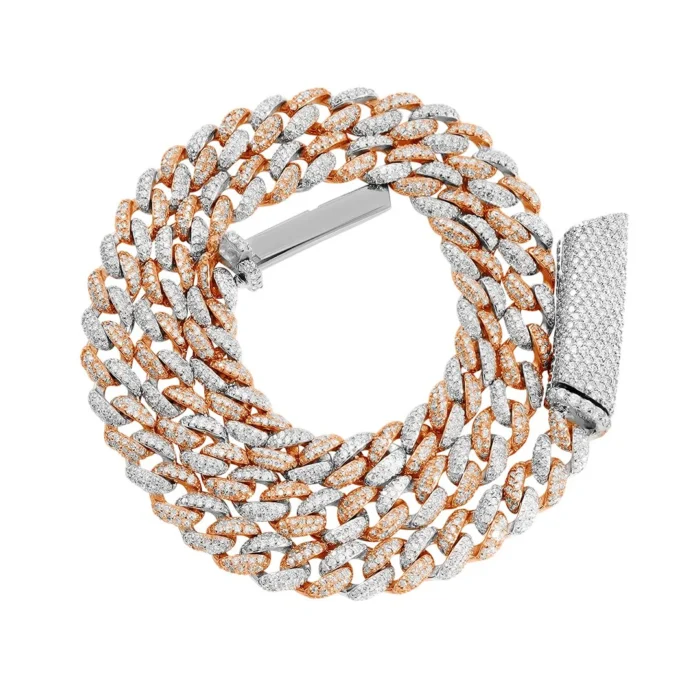 Avianne & Co. Multi-Color Diamond Cuban Chain - Image 5