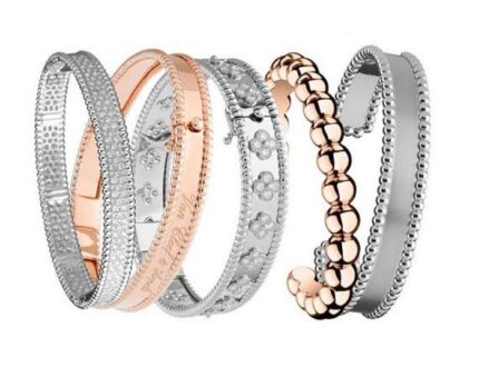 Van Cleef & Arpels Perlée Diamond Bangle