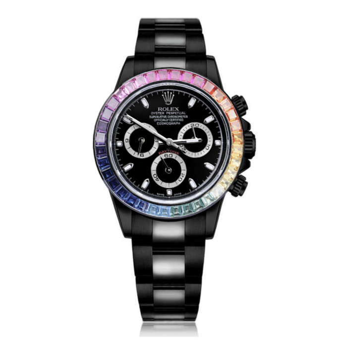 Rolex Cosmograph Daytona Rainbow Black Diamond Dial - Image 7