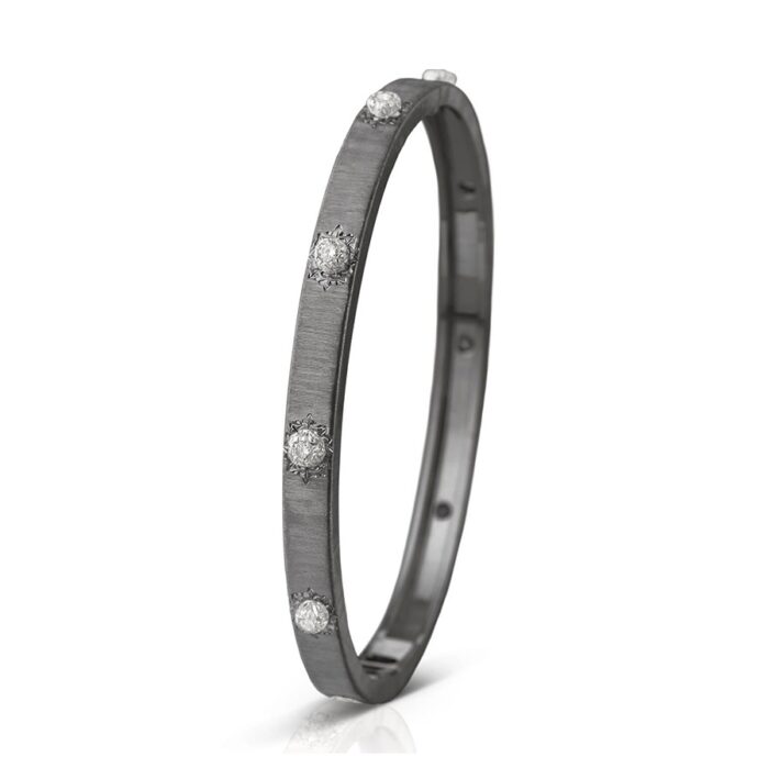 Buccellati Macri Diamond Bangle - Image 5