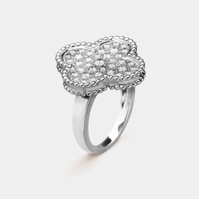 Van Cleef & Arpels Alhambra Diamond Ring - Image 5