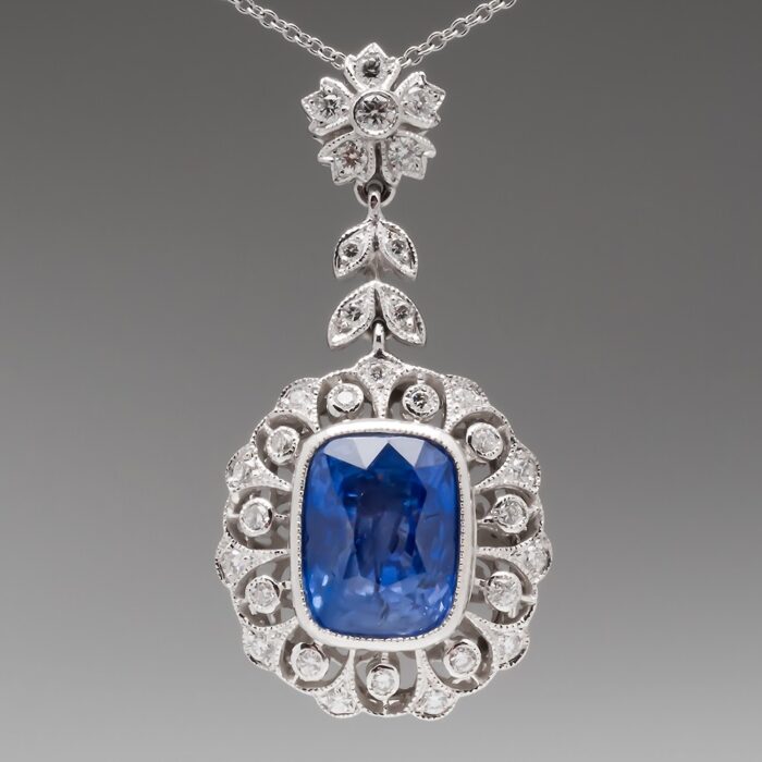 Graff Imperial Blue Diamond Necklace - Image 6